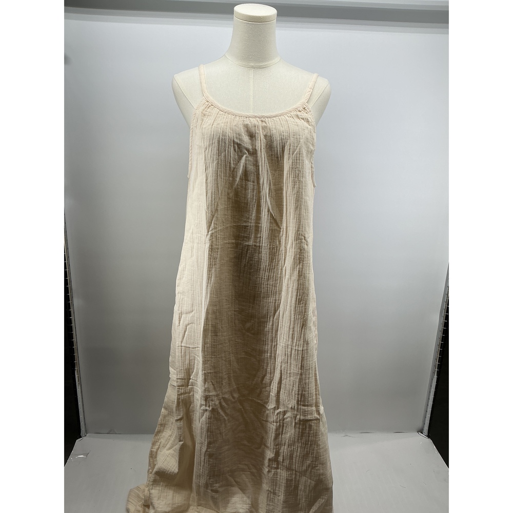 100% Organic Cotton Gauze Sleeveless Maxi Dress